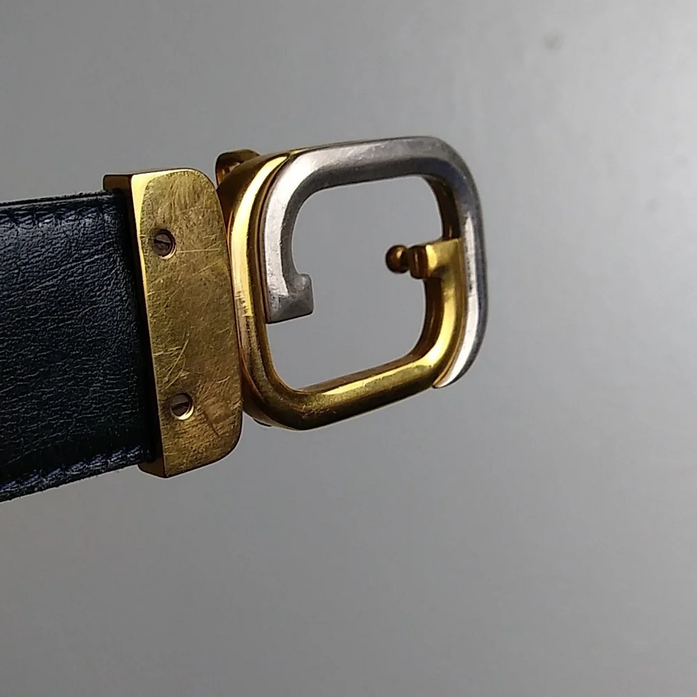 Gucci Belt Made In Italy Women's Belt Size 29 - 100/40 Black/Brown - Picture 8 of 17
